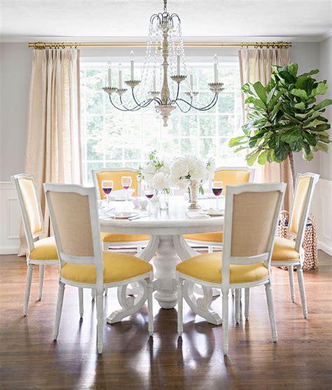 The aneya dining table adds a touch of glamour to your home. Trendy Color Duo: 20 Dining Rooms That Serve up Gray and ...