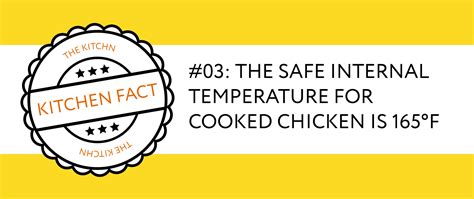 The densest areas of the chicken are the best places to measure temperature. The Right Internal Temperature for Cooked Chicken | Kitchn