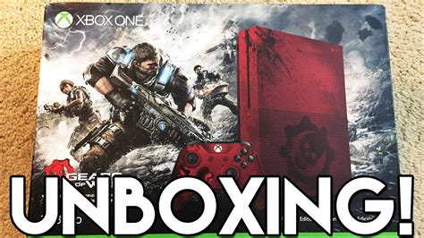 Gears Of War 4 Limited Edition Xbox One Unboxing Youtube