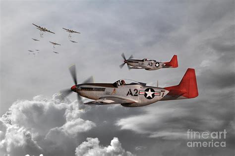 Tuskegee Airmen Digital Art By Airpower Art Pixels