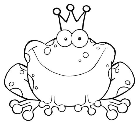 Frogs For Kids Simple Frogs Coloring Page To Print And Color For Free