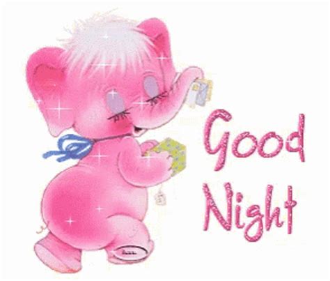 Good Night Animated Vec50 Bear 