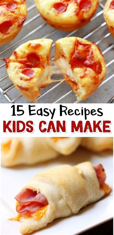 15 Fun & Easy Recipes for Kids To Make - Clever DIY Ideas | Fun easy ...