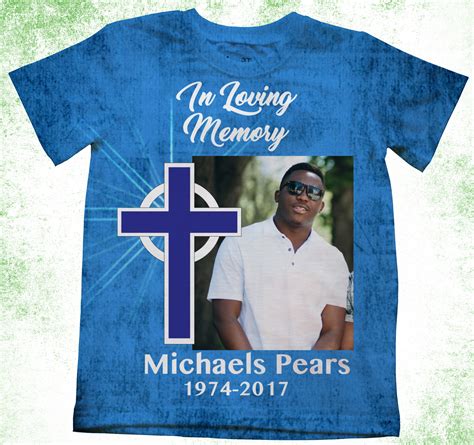 In Loving Memory Photo T Shirt Memorial T Shirts In Etsy