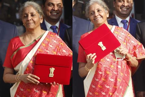 why did nirmala sitharaman wear a red saree to present budget 2021 read on