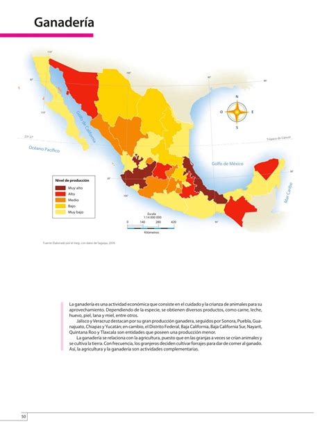 Atlas De México Cuarto Grado 2016 2017 Online Página 50 De 128 Libros De Texto Online