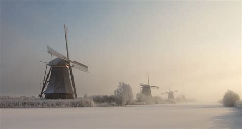 Windmills In The Snow