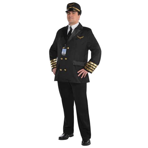 Adult Captain Wingman Pilot Costume X Large Shop 10000 Party