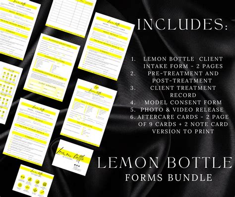 Lemon Bottle Consent Form Lemon Bottle Fat Dissolving Injections