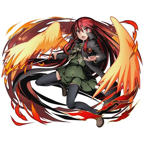 safebooru 1girl alastor shakugan no shana black legwear bow bowtie cape divine gate eyebrows