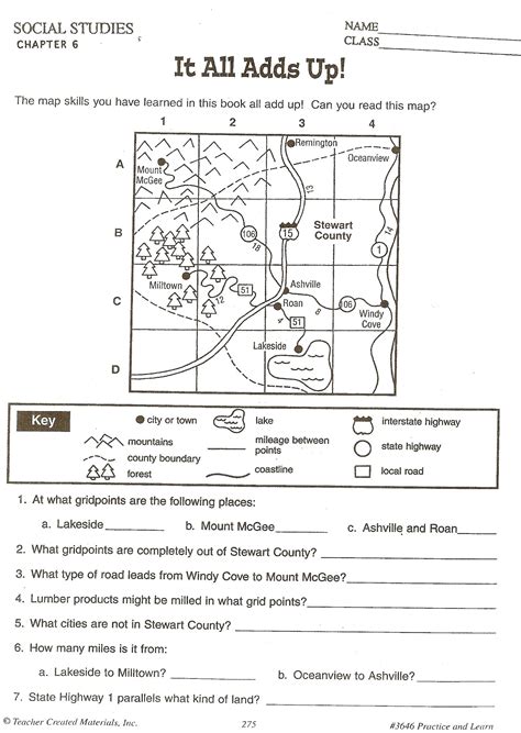 Worksheet Reading A Map Worksheet Grass Fedjp Worksheet