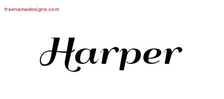 Design name tattoo online free. Art Deco Name Tattoo Designs Harper Graphic Download - Free Name Designs