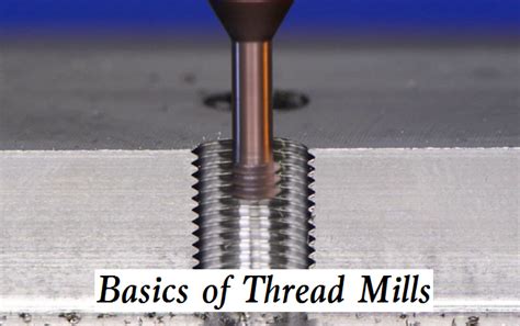 Different Types Of Thread Mills Thread Milling Principles And Advantages