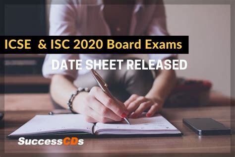 Icse Isc Board Exam Date Sheet Released Icse Board Exam Date Sheet