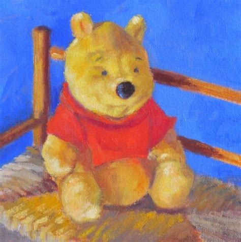 Winnie The Pooh Painting By Artist Pam Holnback Original Fine Art