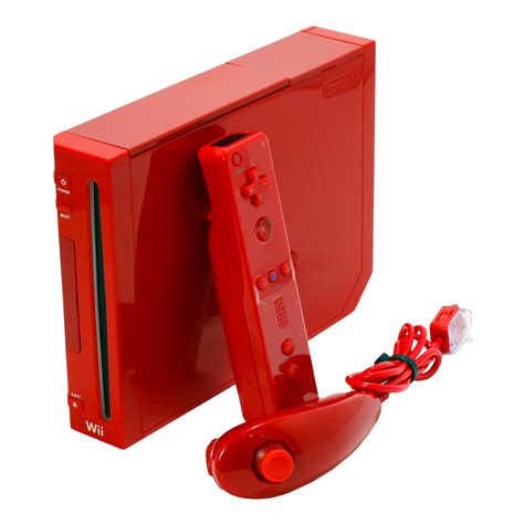 Nintendo Wii Console Red Refurbished - Walmart.com - Walmart.com