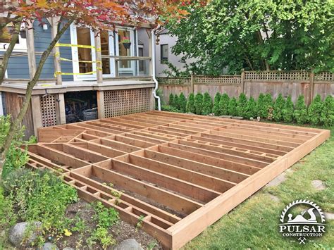 How To Build A Ground Level Deck On Uneven Ground
