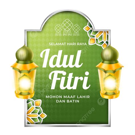 Hari Raya Idul Fitri Hd Transparent Illustration Of Premium Indonesian