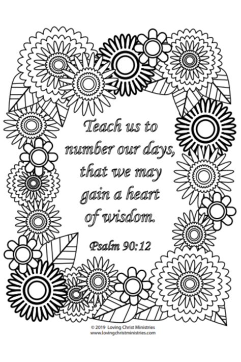 Coloring pages, worksheets, flash cards suitable for toddlers, preschool and kindergarten to help children recognize colors and color mixing. Gain a Heart of Wisdom Coloring Page - Loving Christ ...