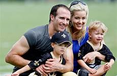 brees drew brittany family wife baylen saints kids his bowen baby orleans sports children two qb take falls american salary