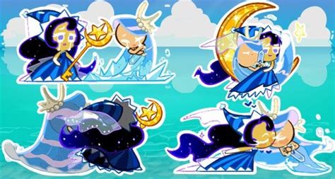Moonlight Cookie And Sea Fairy Cookie Character Design Tough Cookie