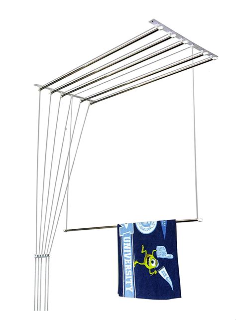 Stainless Steel Chrome Homwell Cloth Drying Ceiling Hangers Homwell