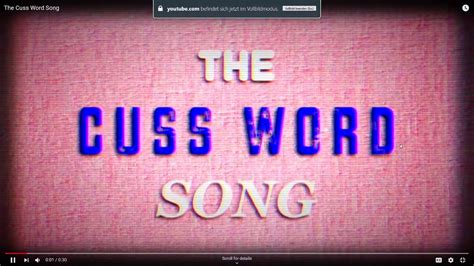 The Cuss Word Song But Every Cuss Word Is Cutted Out Youtube