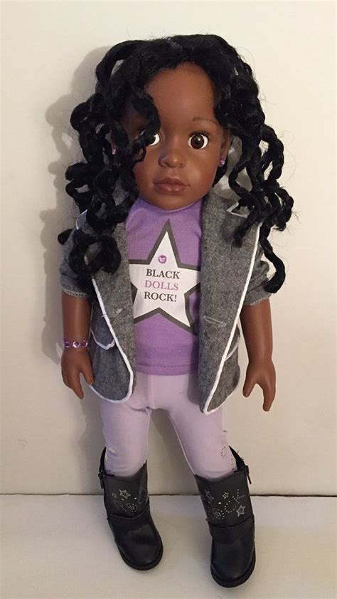 Natural Hair Doll With Twist Black Dolls By Lanadollcreations