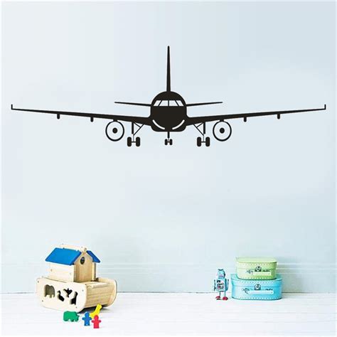 Airplane Vinyl Wall Stickerscivil Aircraft Interior Decorative Wall