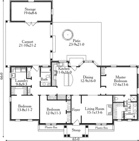 Southern Style House Plan 3 Beds 2 Baths 1800 Sqft Plan 406 288