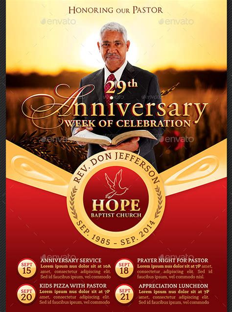 anniversary flyer templates psd ai indesign