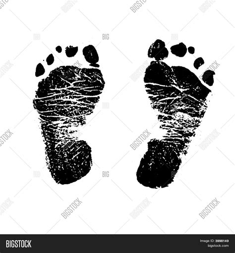 Baby Footprints Image And Photo Free Trial Bigstock