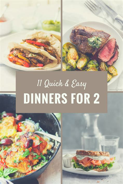 11 Quick Dinners For Two Healthy Meals For Two Quick Dinners For Two