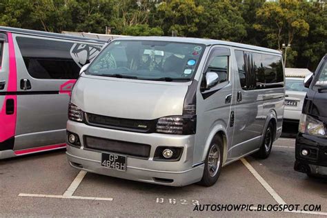 We converted a 1994 mobility van into our full time. Autoshow Pic: Modified Toyota Hiace Singapore