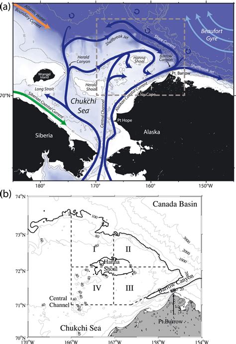 A Schematic Circulation Of The Chukchi Sea And Place Names After