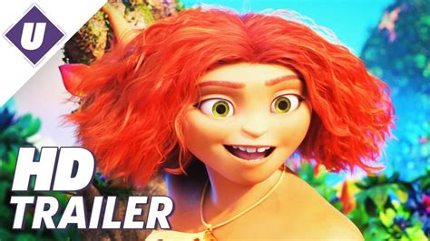 The Croods 2 A New Age Eep And Guy First Kiss Trailer New 2020 Animated Movie Hd Video