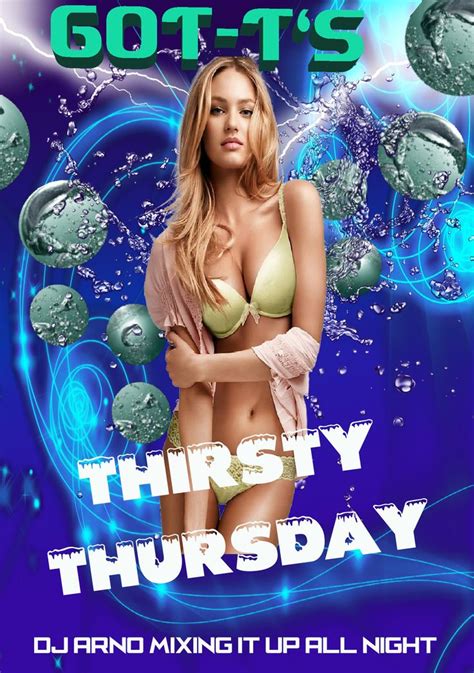 Thirsty Thursdays Thirsty Thursday Drink Specials Club