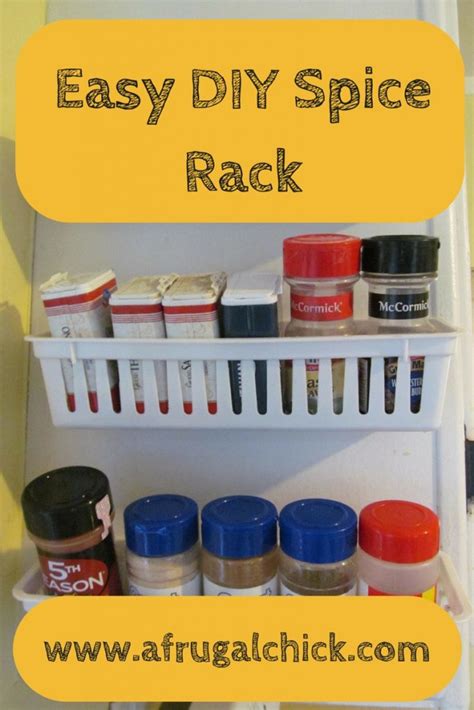 It makes spices and jars easy to reach but hidden from view. Kitchen Cabinet Spice Rack Tutorial