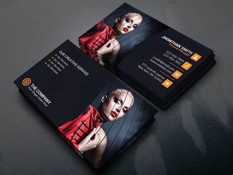Available with the smart object feature to help you replace the current designs with your own. Free Dark Fashion Business Card Template PSD - TitanUI