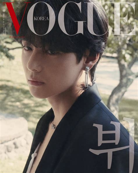 The First Bts Member To Grace A Solo Vogue Cover Btss V Is Named ‘an