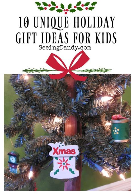 Family gift exchange ideas for christmas gatherings, holiday office parties, and more. 10 Unique Holiday Gift Ideas For Kids - Seeing Dandy ...