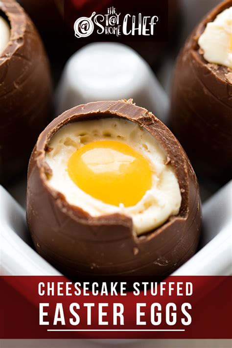 Sweet spring carrots and the first berries of spring should make an appearance at your easter table along side hot cross buns and coconut cakes that are perfectly timed for spring. Cheesecake Filled Easter Eggs | Recipe | Cheesecake ...