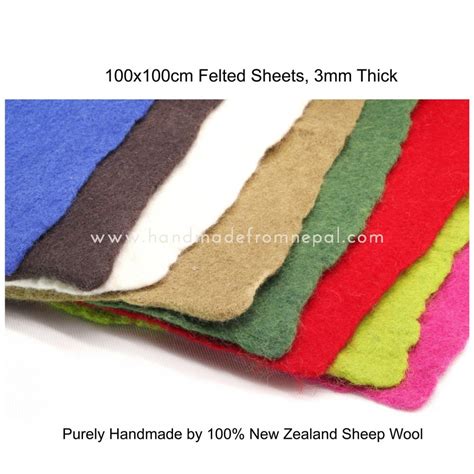 Felt Sheet Handmade Sheet Wool Felt Sheet Color 1
