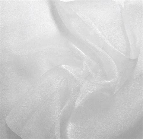 White Sparkle Organza Fabric 60 Width Sold By The Yard Fabric Sheer