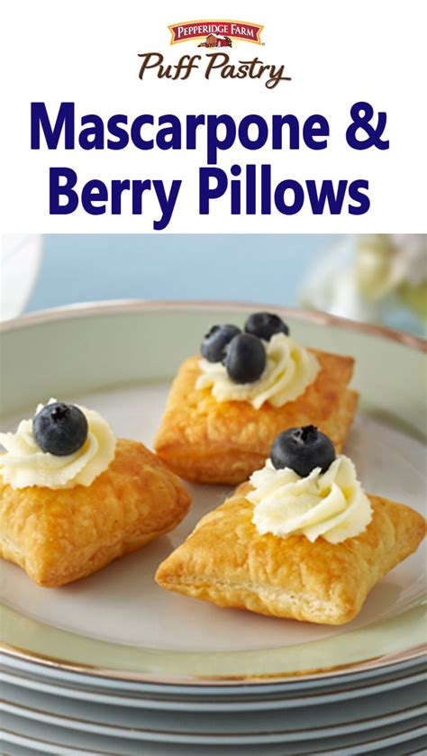 Cream the butter and sugar together until pale and fluffy. Mascarpone & Berry Pillows | Recipe | Pepperidge farm puff ...