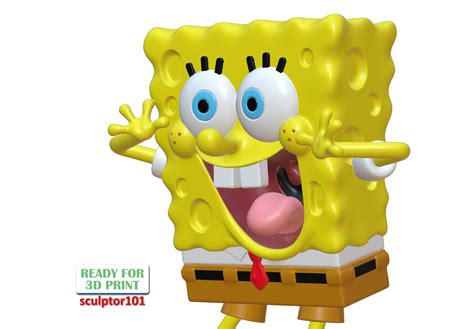 Spongebob Squarepants 3d Print Model By Sculptor101