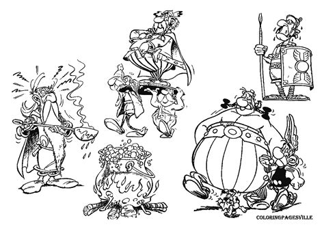 C'est un dictionnaire pour les mots croisés et mots fléchés. Coloriages Asterix et Obelix (Dessins Animés) - Page 2 ...