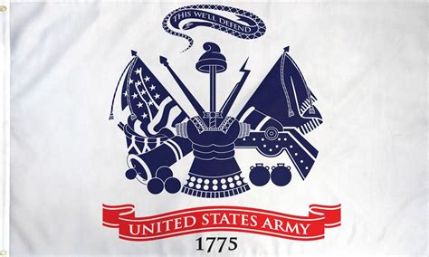 United States Army And American Flag