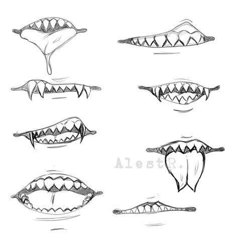 Demon Mouth Mouth Drawing Concept Art Drawing Art Tutorials Drawing