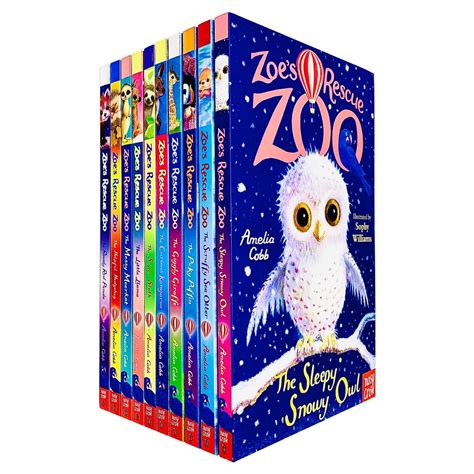 Zoes Rescue Zoo Books 11 20 Collection Set By Amelia Cobb Sleepy